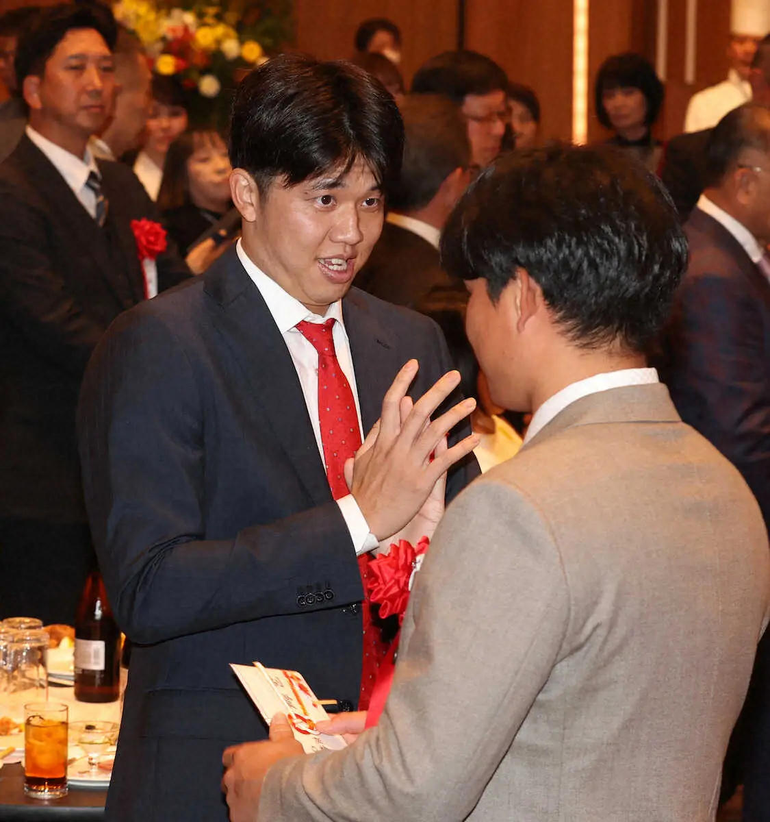 【画像・写真】阪神・才木「投げたいっすね」昨年の強化試合で一発浴びたドジャース・大谷との“再戦”を熱望
