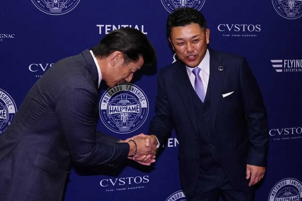 【画像・写真】谷繁元信氏「感謝しかない」　今年1月に殿堂入りの祝賀パーティーに王氏、番長ら300人が祝福