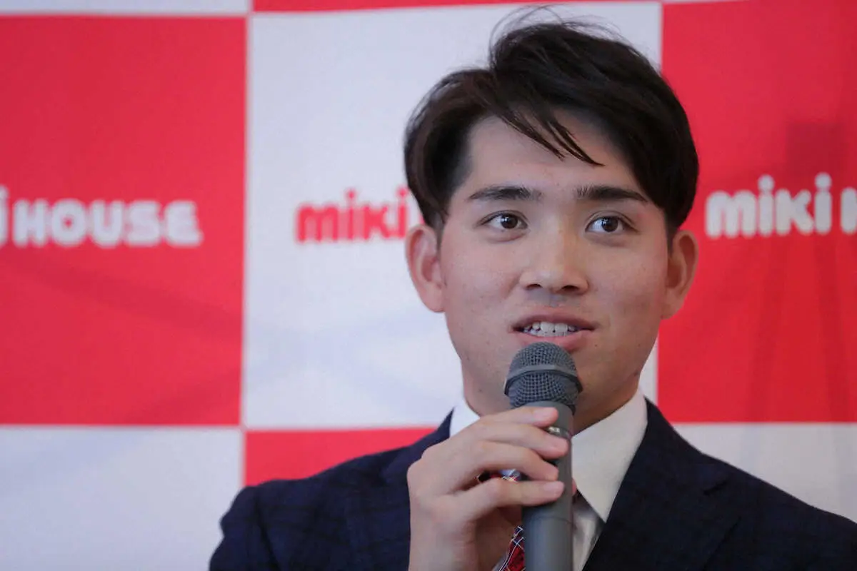 【画像・写真】元巨人のドラフト1位左腕・高橋優貴がミキハウス入社会見「都市対抗、日本選手権で優勝目指す」