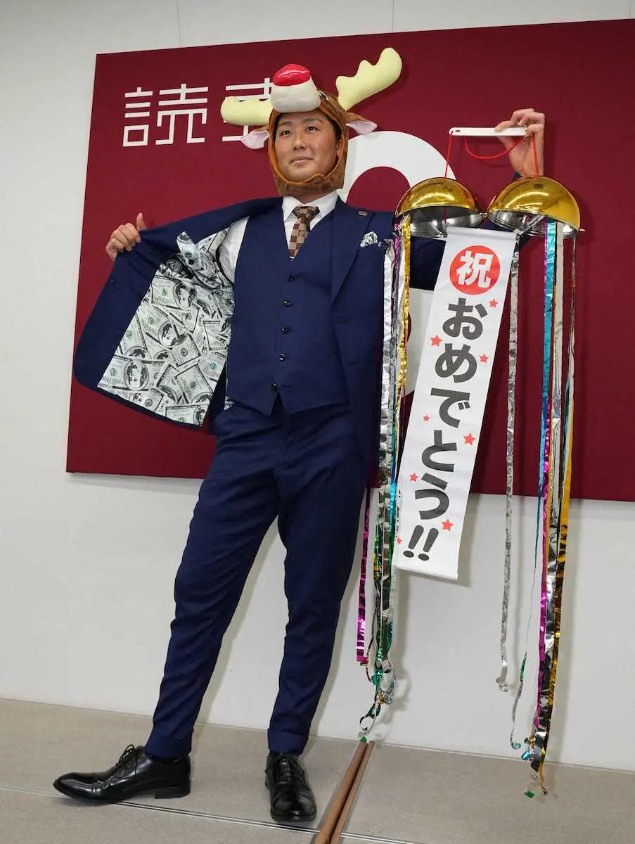 【画像・写真】巨人・船迫　シーズン中に結婚していた　“バラ色”のプロ2年目　新人王3300万円増5600万円で更改