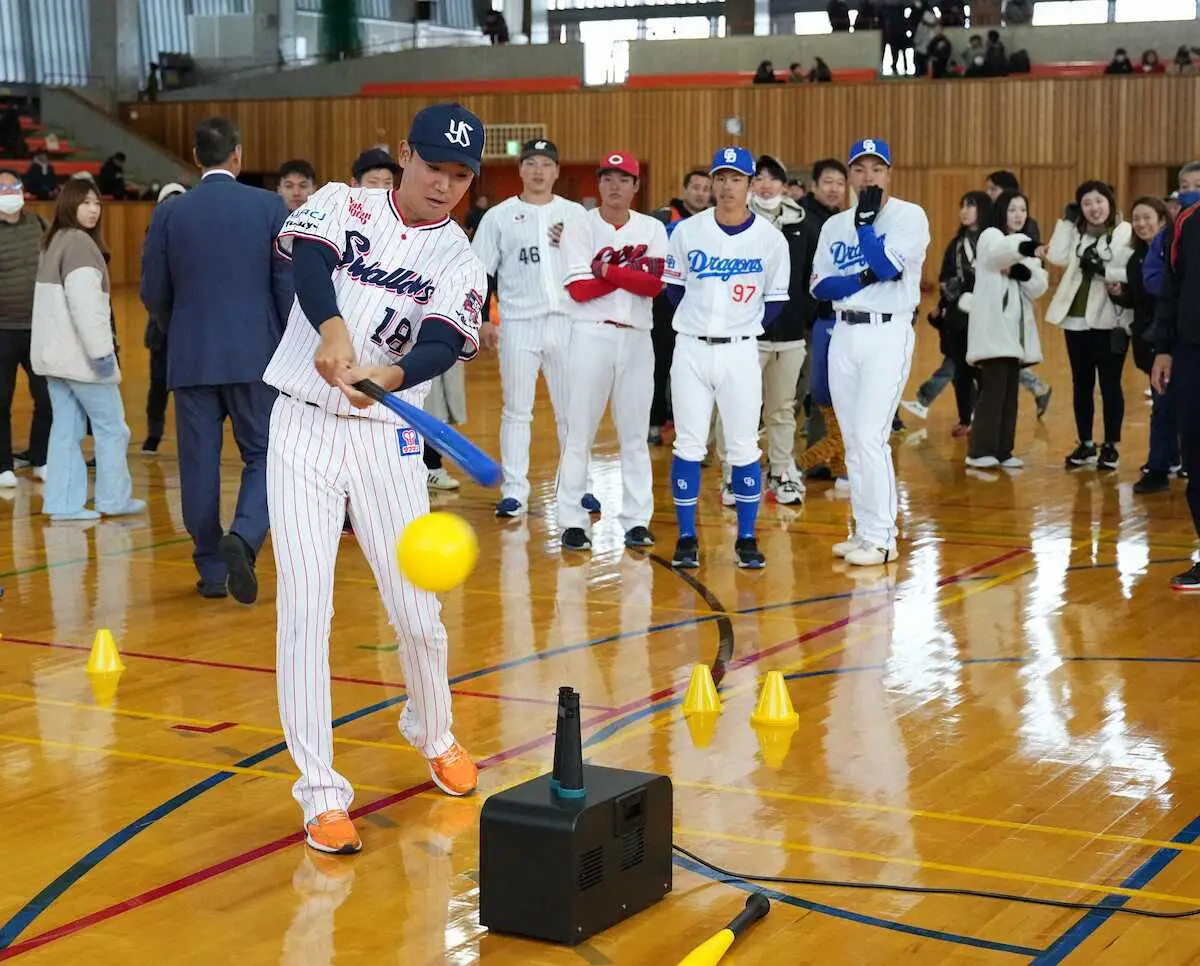 【画像・写真】ヤクルト・奧川　地元・石川で選手会主催イベント　能登半島地震からの復興へ「明るいニュースを届けたい」