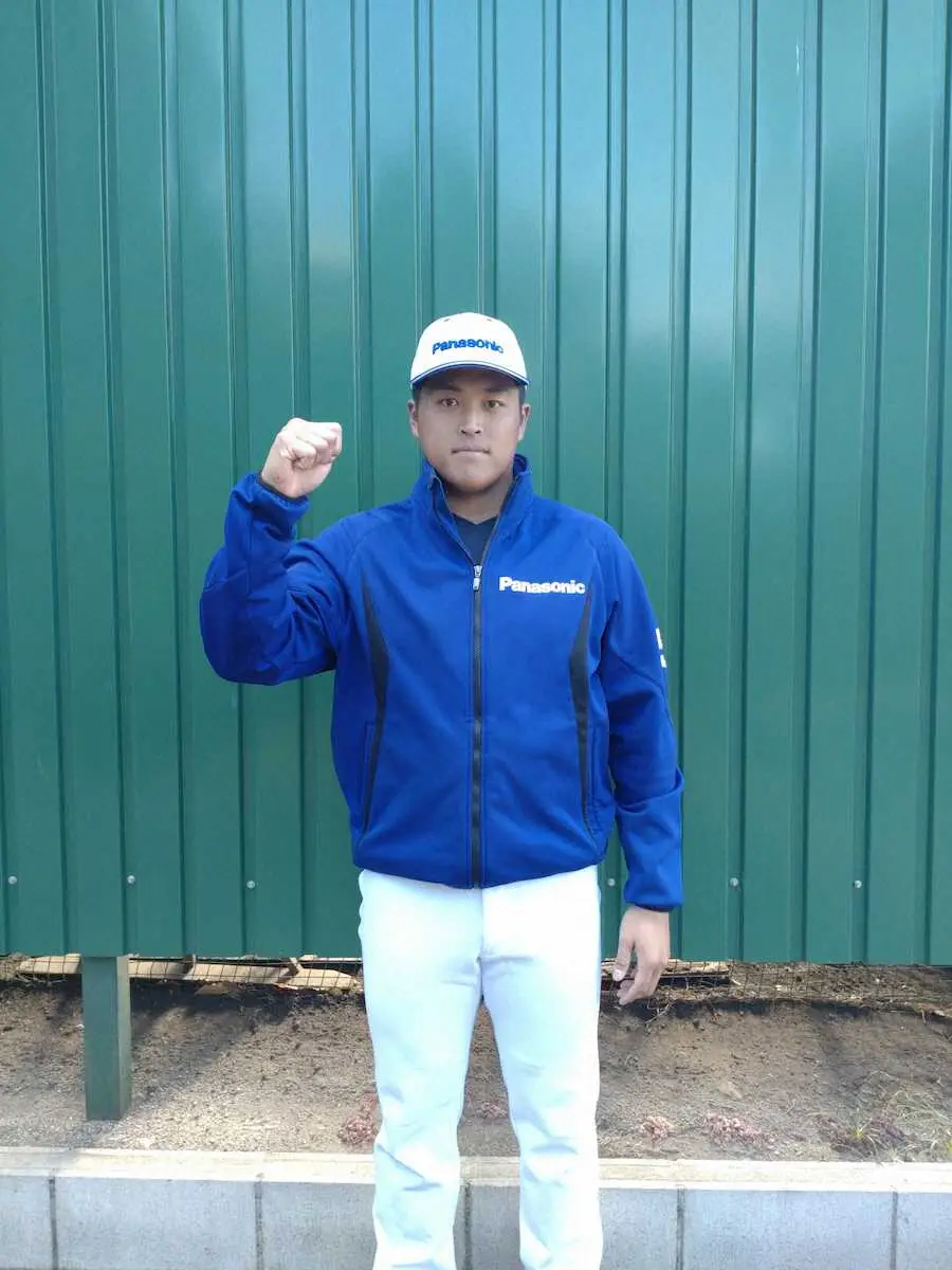 【画像・写真】パナソニック・定本拓真　入社3年目となる来季へ「落ちるボール」磨き、さらなる飛躍誓う