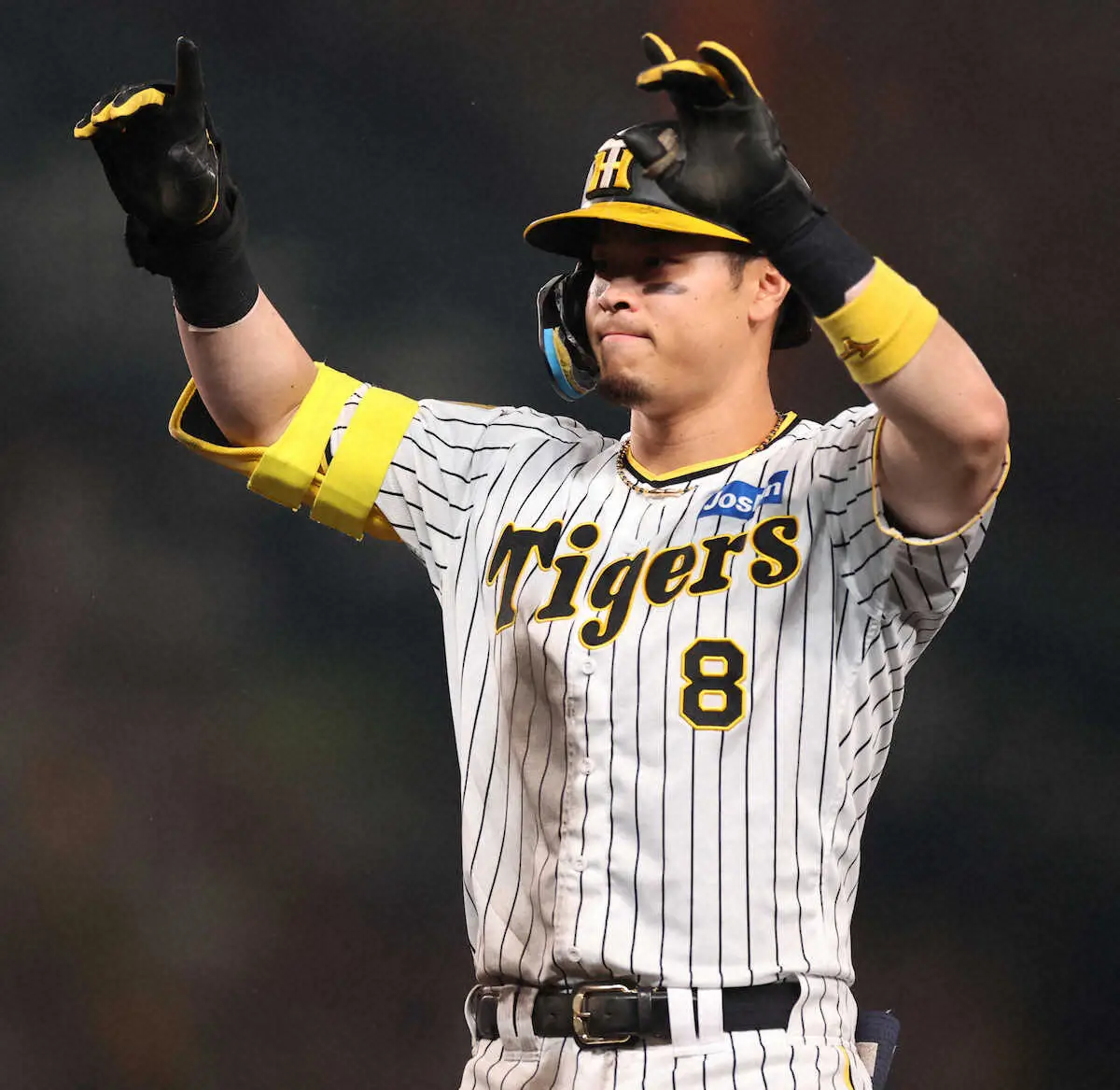 【画像・写真】阪神・佐藤輝、小児がん患者支援団体に160万円寄付「この活動を1つのモチベーションに」