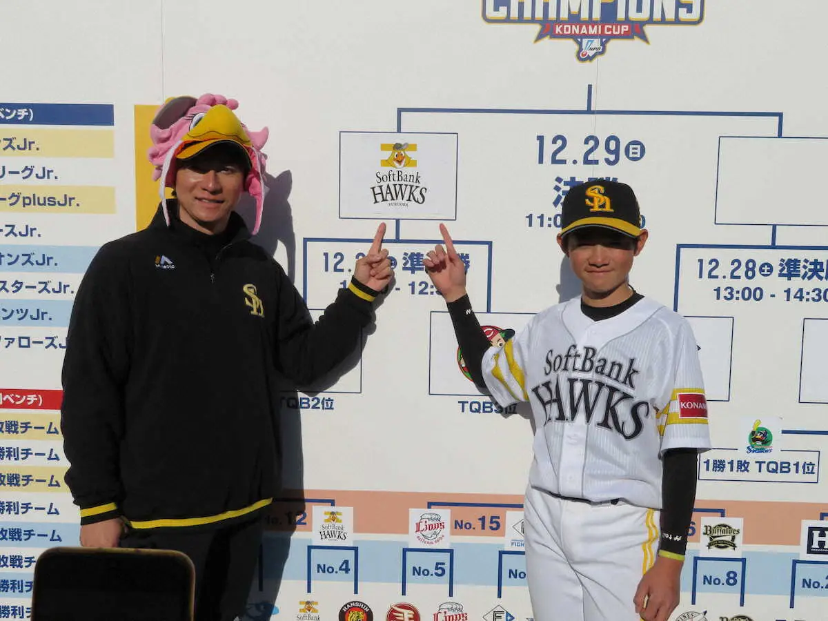 【画像・写真】ソフトBJr.　馬原ジュニアが2番手で大会初登板。1/3回無失点に「緊張した」父は通算182S孝浩氏