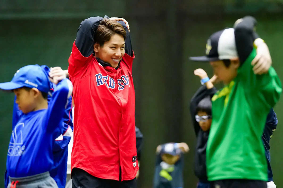 【画像・写真】Rソックス吉田　手術した右肩経過は「順調」完全体キャンプインは「いけると思うけどまだ分からない」