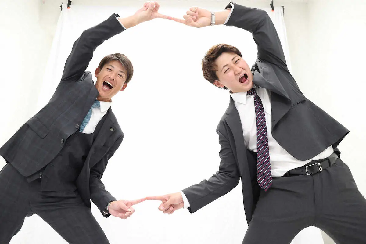 【画像・写真】【能見さんが聞く!!】オリックス・紅林×能見氏「新春対談・前編」目標は侍J投手コーチ・能見氏とのシャンパンファイト!?