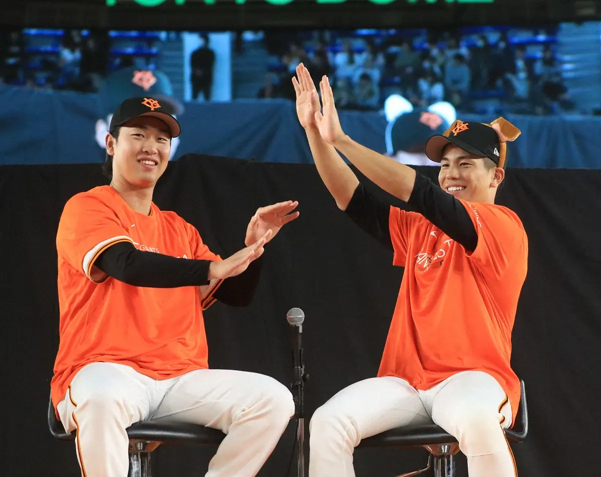 【画像・写真】巨人・門脇誠が意外な才能を発揮！　先輩たちが太鼓判　岡本和「向いてる」坂本「一番いい」