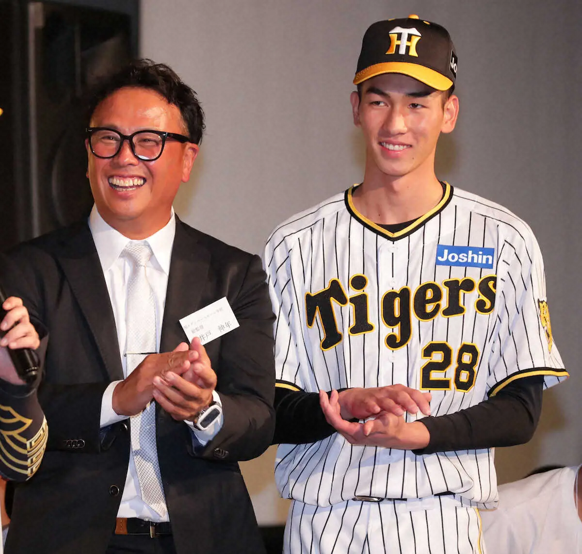 【画像・写真】阪神ドラ2・今朝丸、高卒新人異例のマネジメント契約　中学時代所属の関メディベースボール学院がサポート