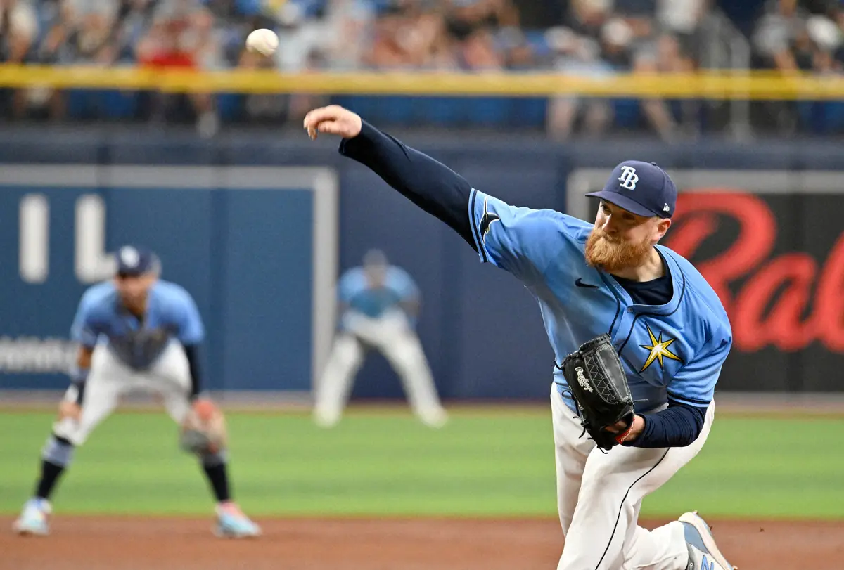 【画像・写真】レイズ　右ひじの大手術を3度も受けた右腕ラスムセンと2年契約、復帰後の直球の平均球速は97・4マイル