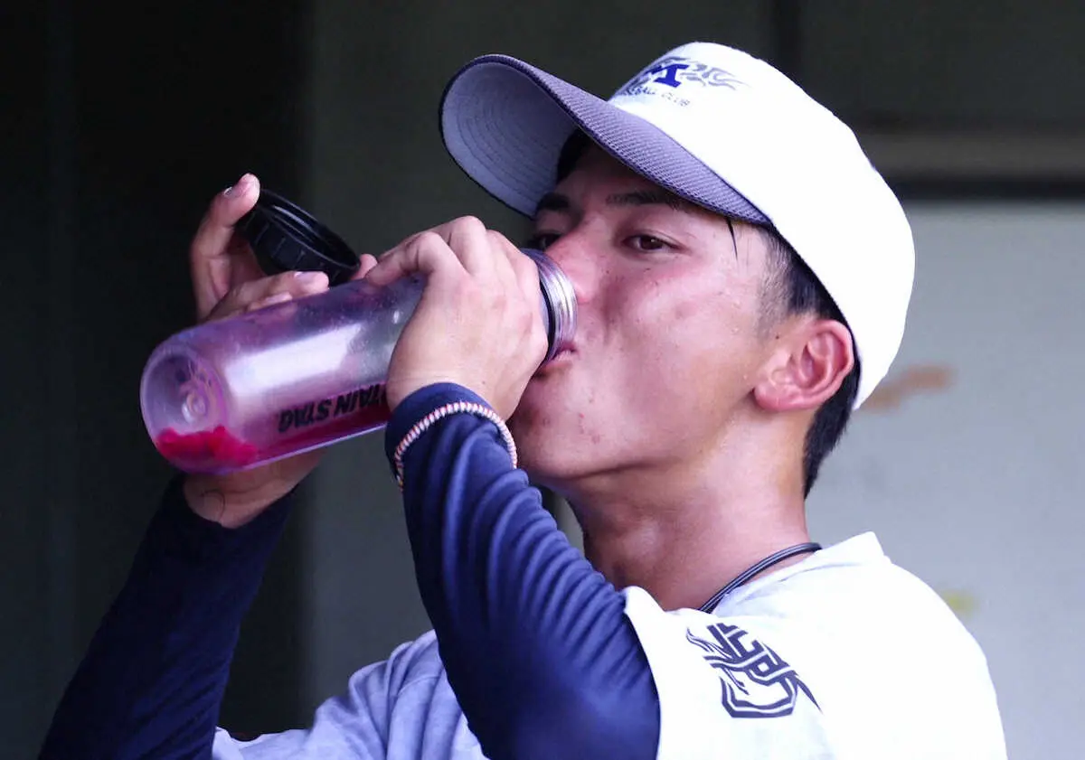 【画像・写真】楽天ドラ1・宗山　超神水で「45歳まで現役を」お手製疲労回復ドリンクでプロ生活もヘッチャラ～