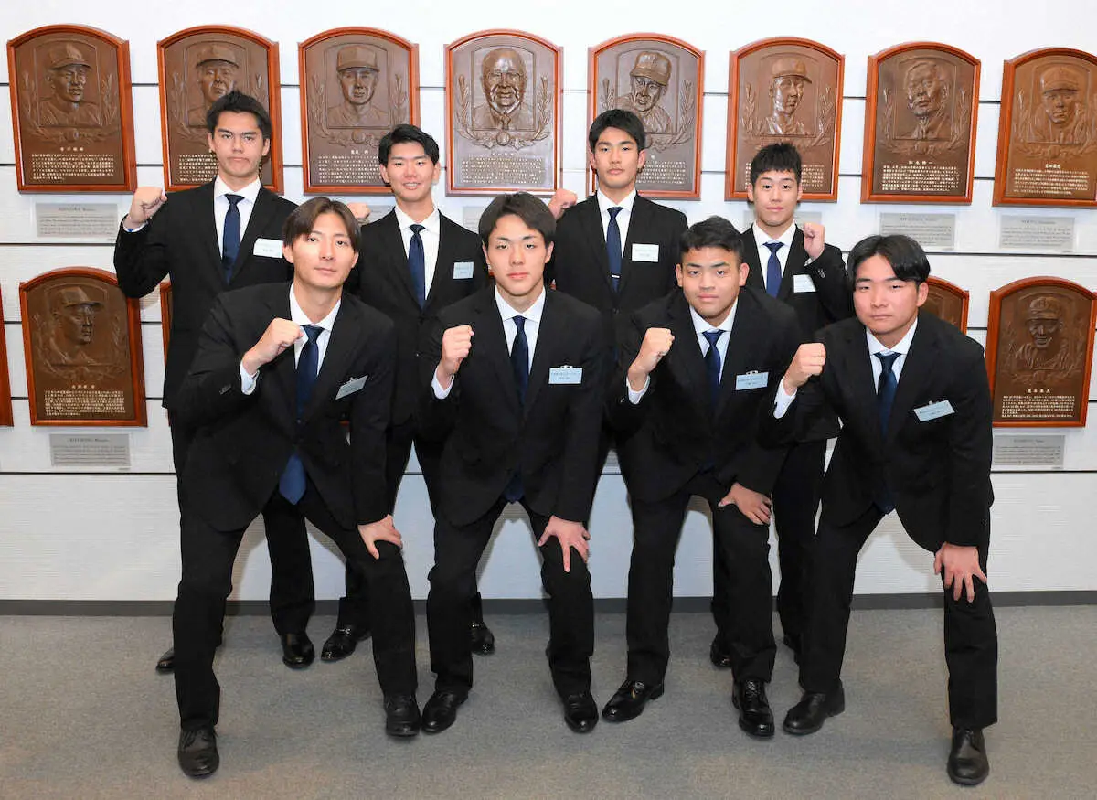 【画像・写真】日本ハムドラ1柴田がNPB新人研修に参加　殿堂博物館の大谷グッズ展示に感激