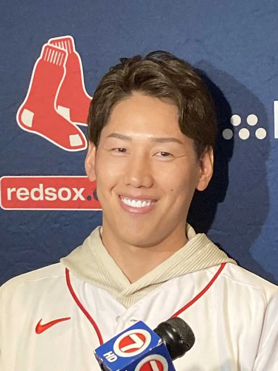 【画像・写真】レッドソックス・吉田　右肩回復「順調」移籍話は「ミュート」