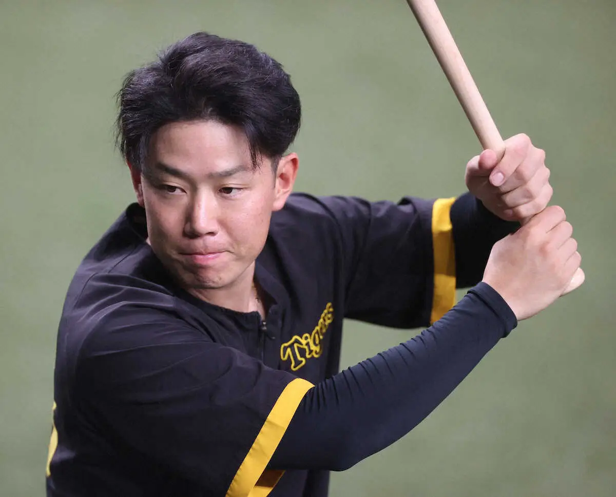 【画像・写真】阪神・糸原「出場機会を増やしたい」藤川監督に「左対左」でも起用されるようアピールする決意を新たに