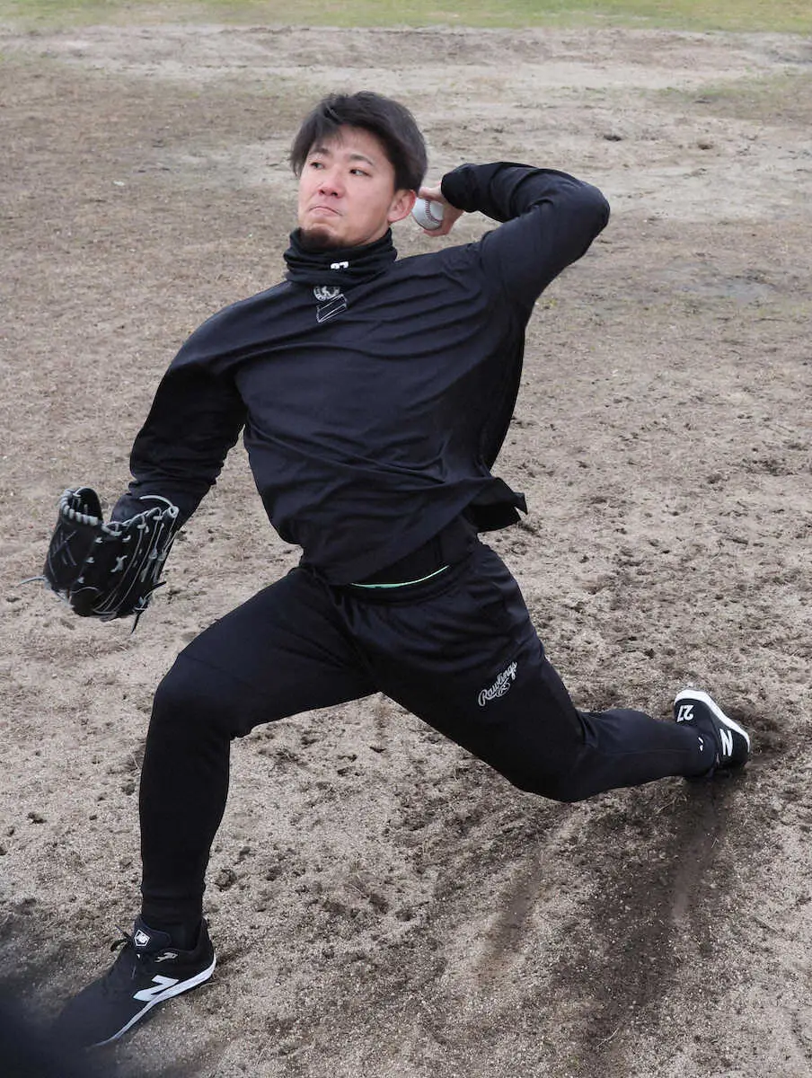 【画像・写真】阪神・伊藤将　“ノーモア炎上スタート”を誓う「自分の持ち味は波がないこと」