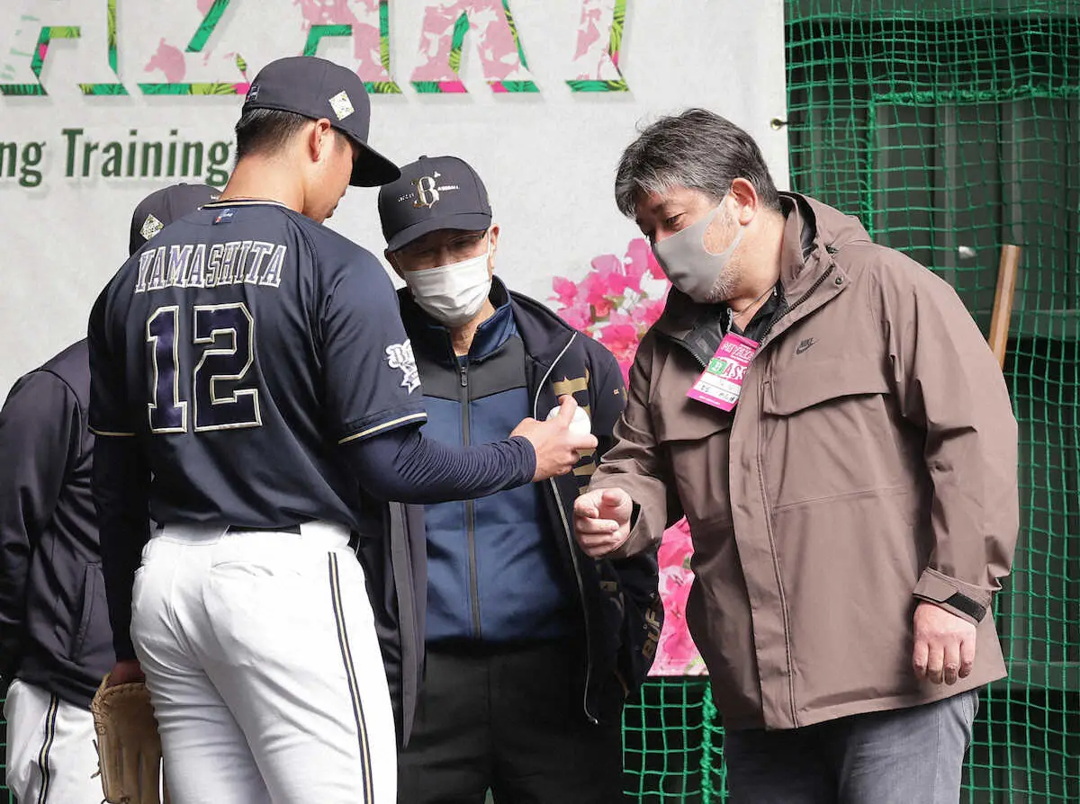 【画像・写真】オリックス・舜平大　2種類のフォークで奪三振量産だ!野茂氏直伝の握りは変えず投げ分ける