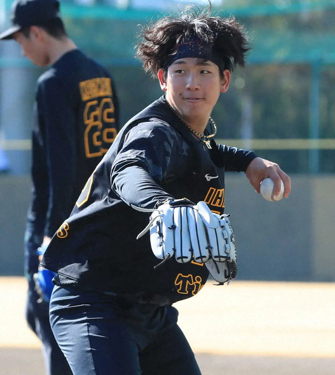 【画像・写真】阪神ドラ1伊原　完走ボディーつくる　ピラティスで正しい体の使い方学んだ「ステップアップにつながる」