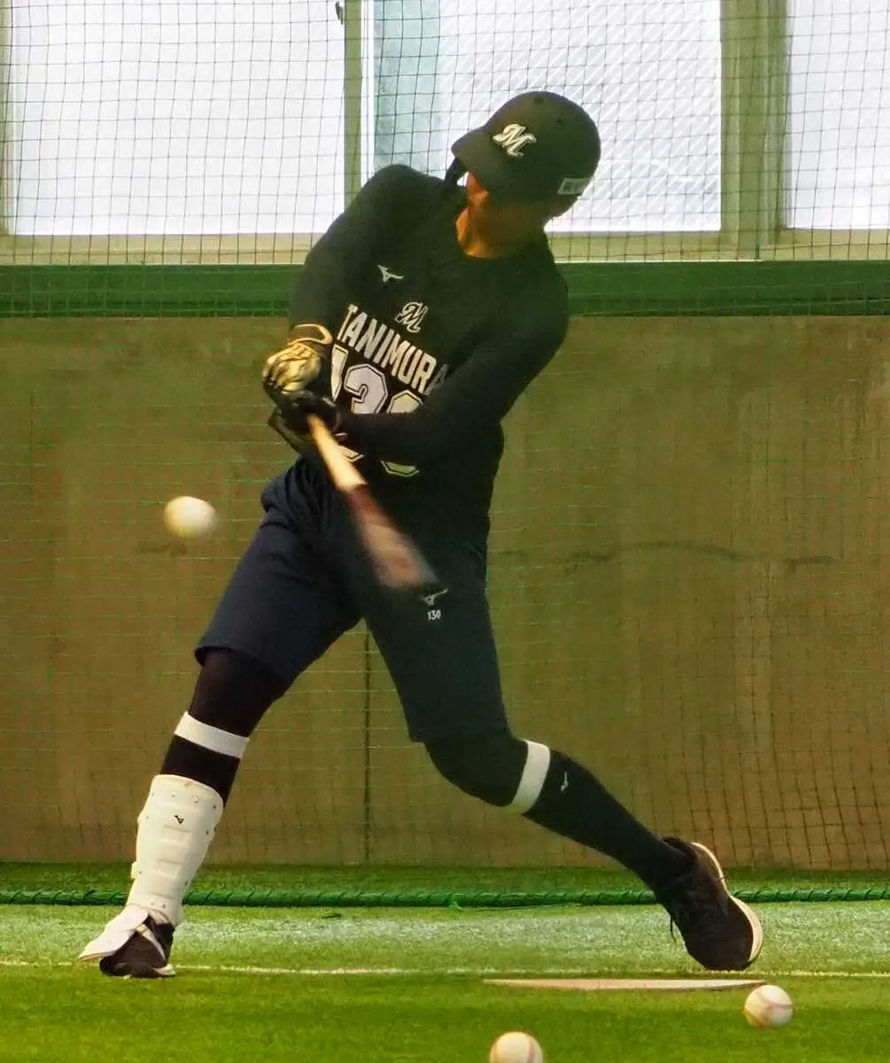 【画像・写真】ロッテ育成ドラ1の谷村剛　支配下登録へ「全体的にレベルアップできたら」