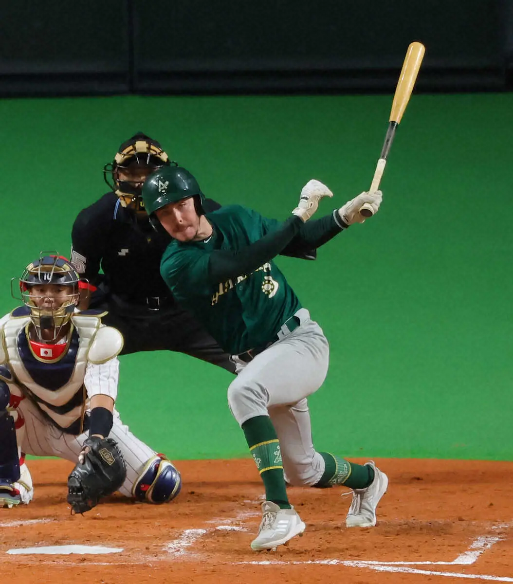 【画像・写真】オリックス　豪出身・デールを宮崎キャンプでテスト　遊撃や二塁本職とする右打ちの内野手