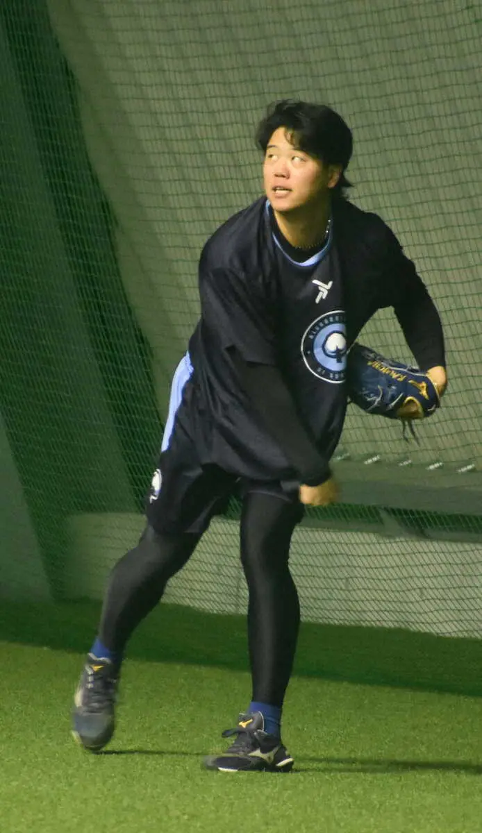 【画像・写真】ソフトバンク・上茶谷「覚悟」のローテ奪取だ　初ブルペン「僕にとってはラストチャンス」