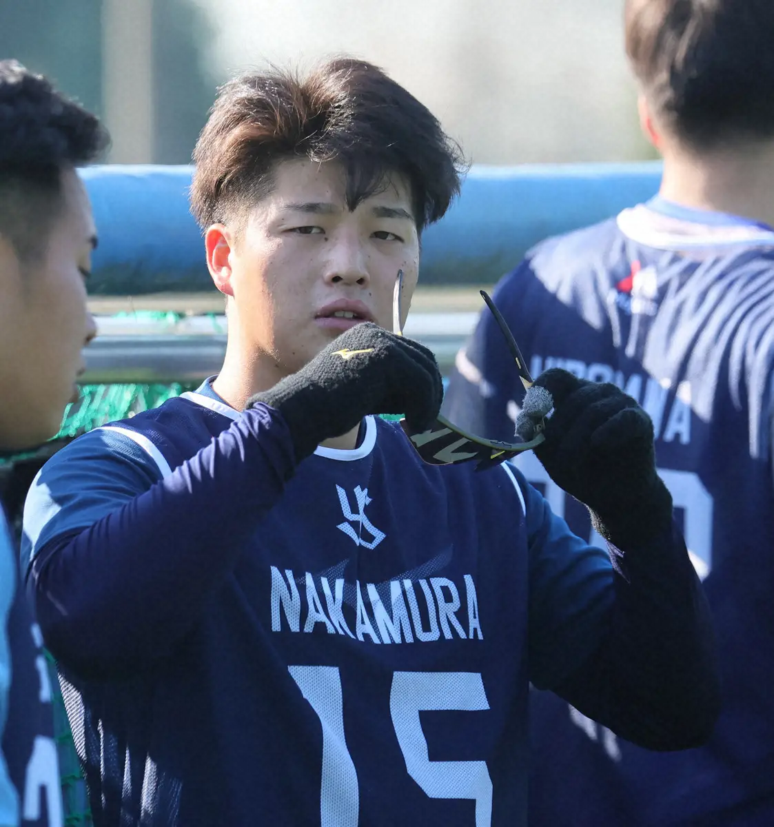 【画像・写真】ヤクルト・ドラ1中村優　別メニュー調整　下半身のコンディション不良