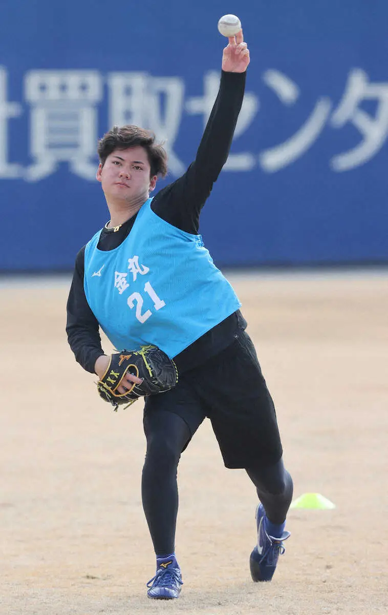 【画像・写真】中日ドラ1金丸　春季C“マイペース調整”徹底「持っているものをアピール」状態良化と体力強化に努める