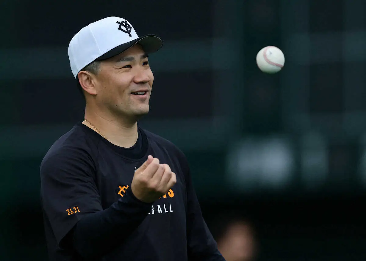 【画像・写真】巨人・田中将大が合同自主トレ参加　盟友・坂本勇人とも談笑「ジャイアンツ入ったなという感じ」