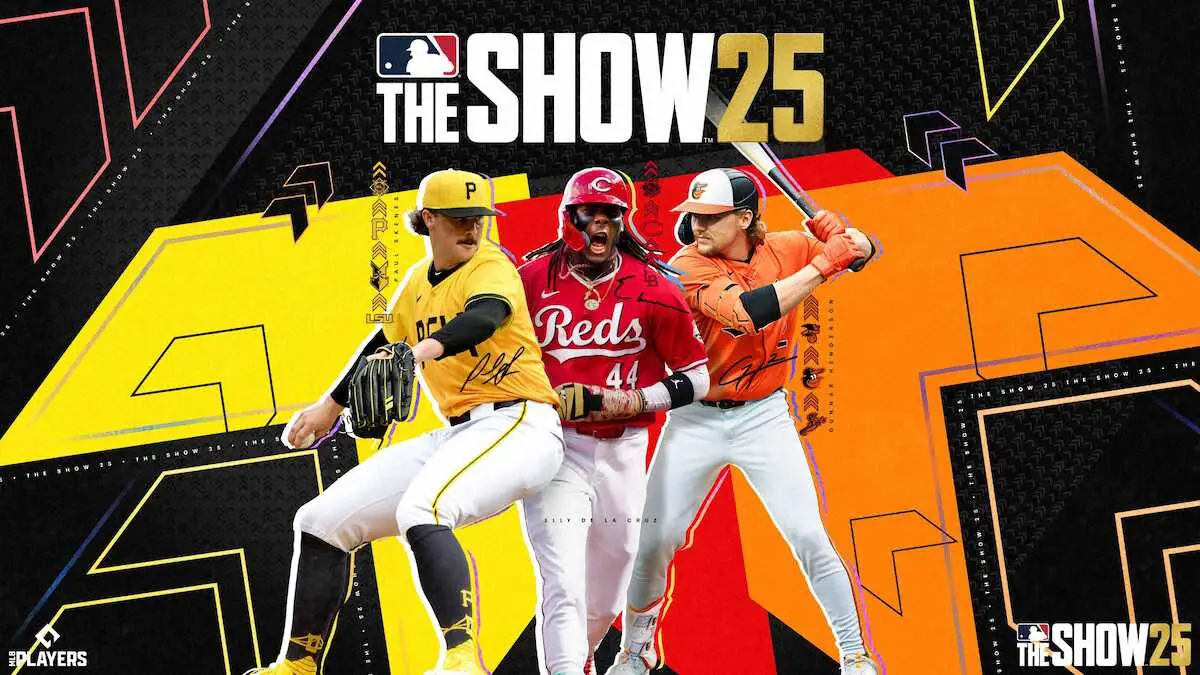 【画像・写真】「MLB THE SHOW 25」（左から）スキーンズ、デラクルス、ヘンダーソン