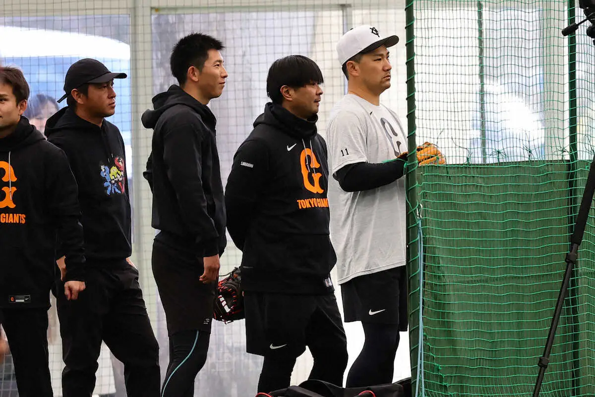 【画像・写真】巨人・マー君が打撃練習　DH制ないセでの試合に備え「しっかり対応していけるように」