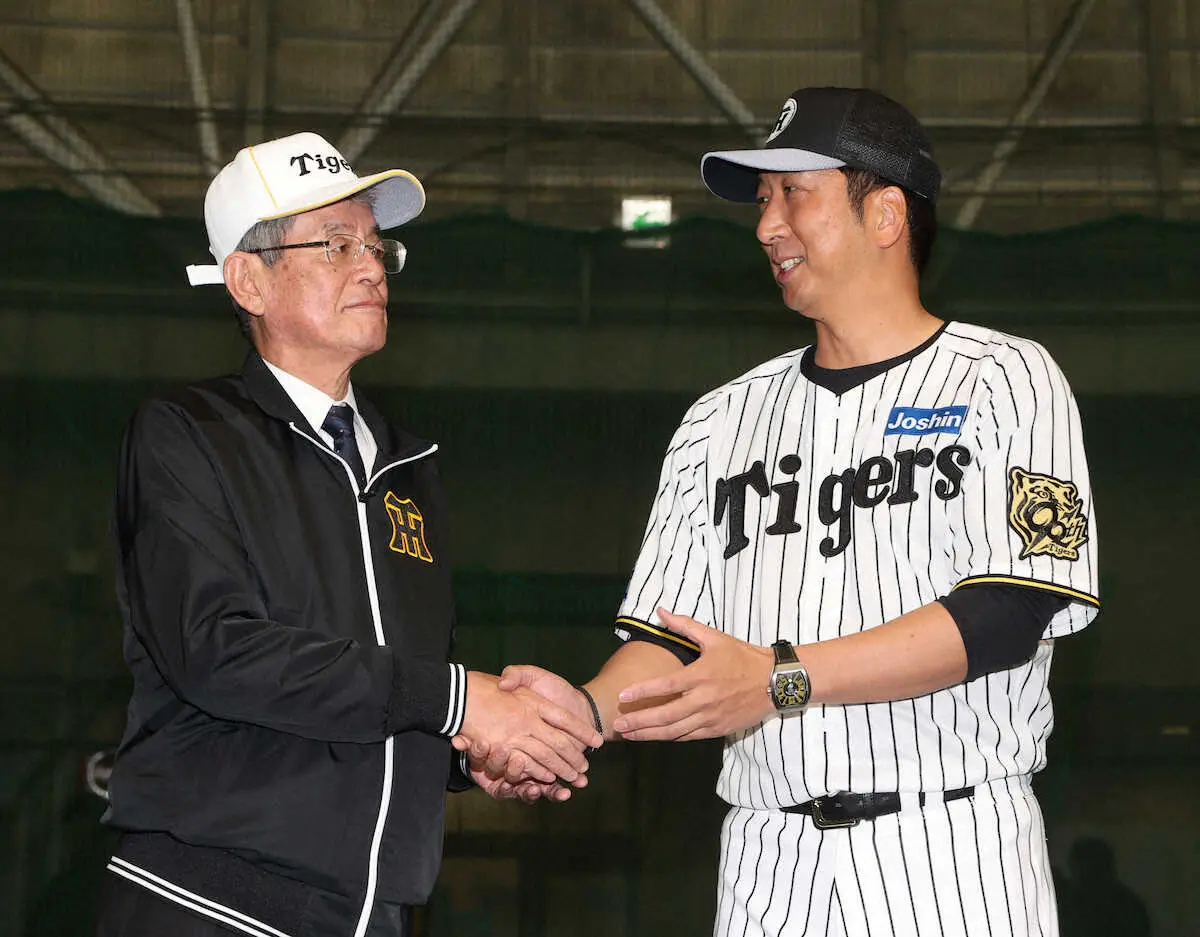 【画像・写真】阪神・秦オーナー　2年ぶり優勝を厳命「勝ちきってもらいたい」　主力には「キャリアハイ」を求める