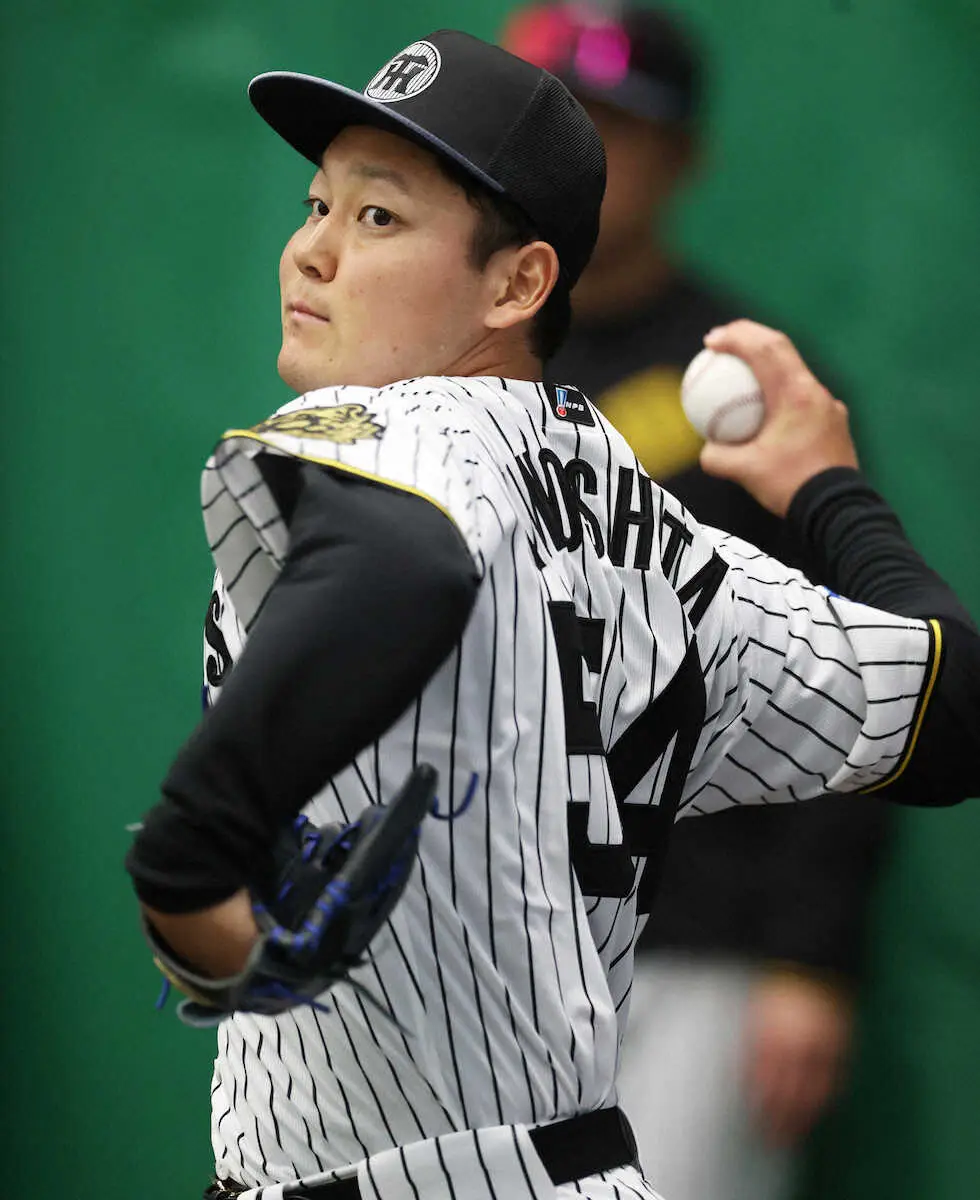 【画像・写真】阪神・木下が初ブルペンで“不気味ストレート”披露「一個の武器」　捕手・栄枝もビックリ「予測できない」