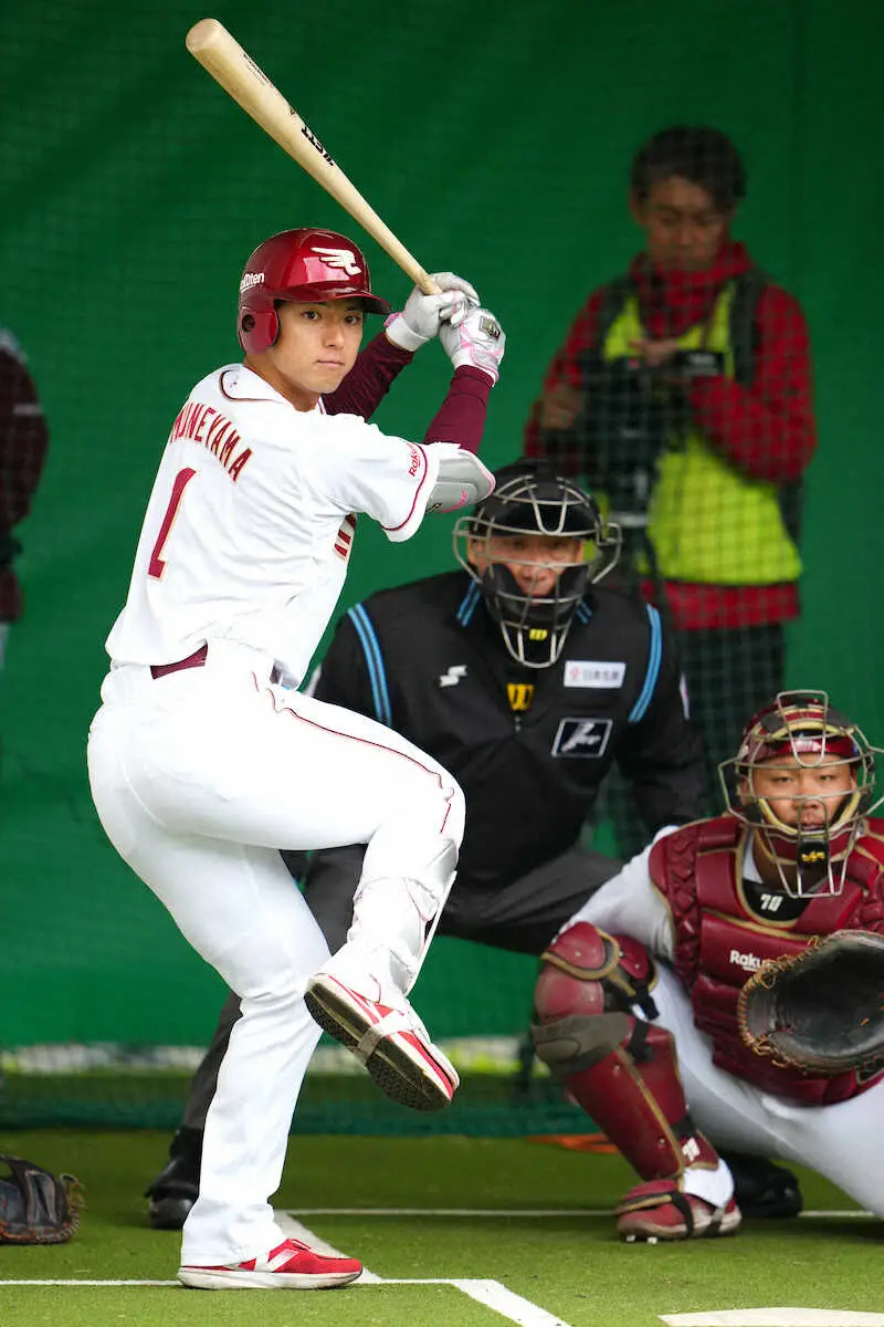 【画像・写真】楽天ドラ1の宗山塁が第1クールを総括　ブルペンでは藤井と対峙し「早くなれるようにしたい」