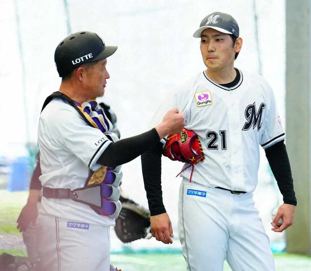 【画像・写真】ロッテ石川柊太が2度目のブルペン入りで82球「こういう感じかなと見えてきた」