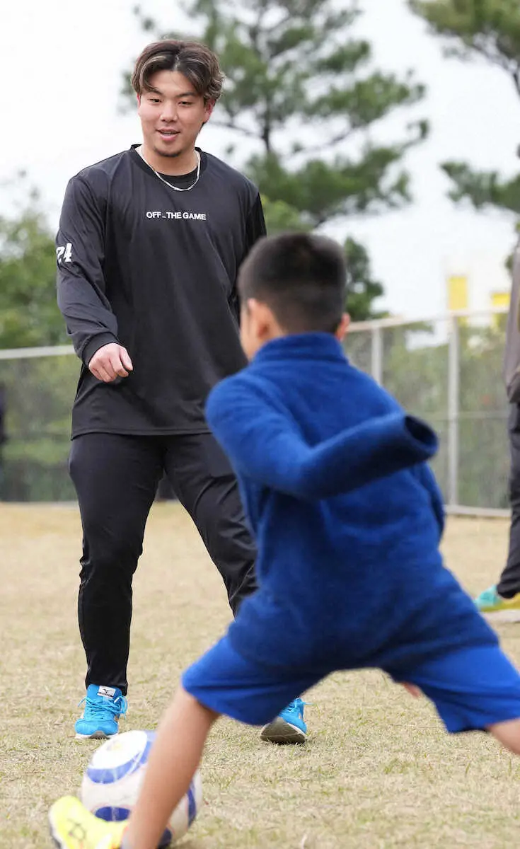 【画像・写真】日本ハム・金村　子供たちに白星届ける!　「テレビで見てファイターズを好きになってくれたら」