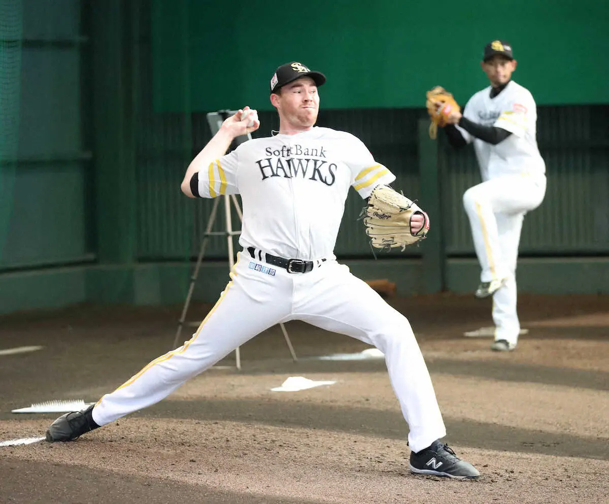 【画像・写真】ソフトバンク・スチュワートにバンデンハーク氏が15勝太鼓判　「ボールだけではなく、彼は頭がいい」