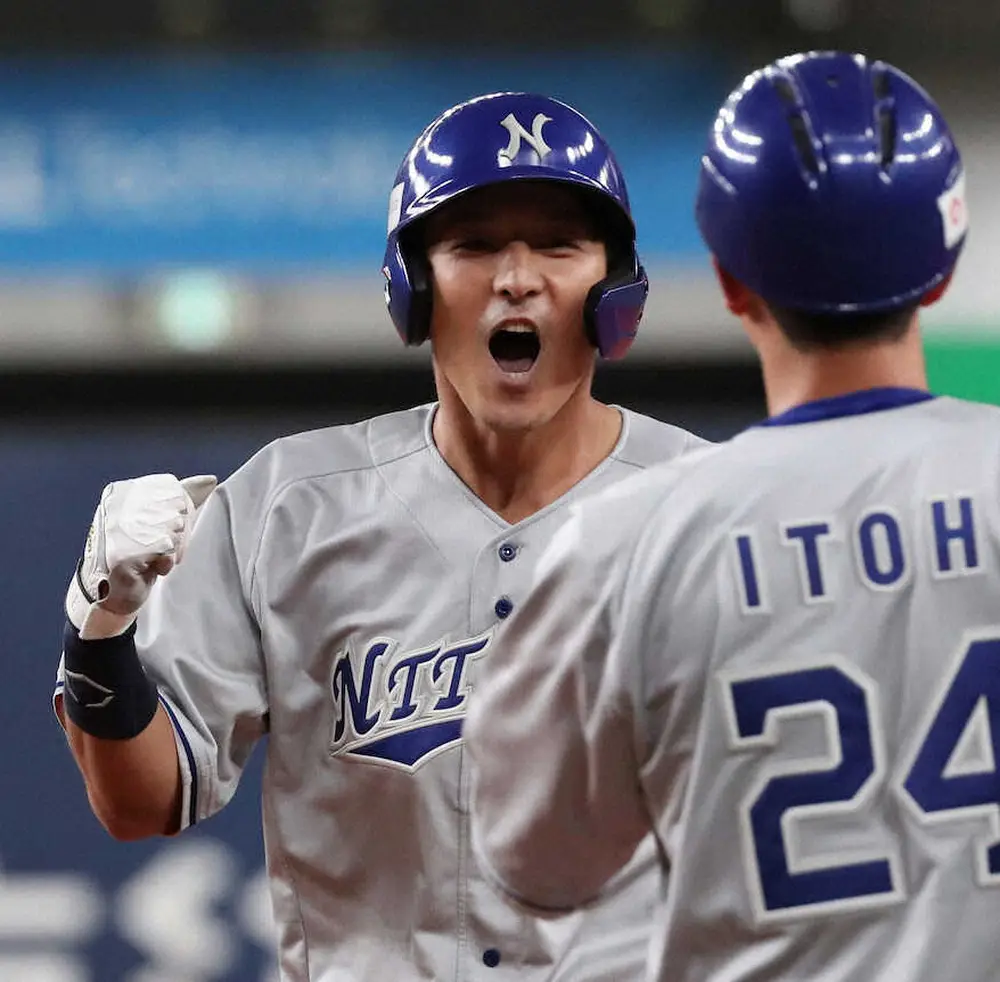 【画像・写真】NTT東日本・向山基生　社会人野球屈指の右の強打者が主将に就任　目指すは17年以来の都市対抗優勝