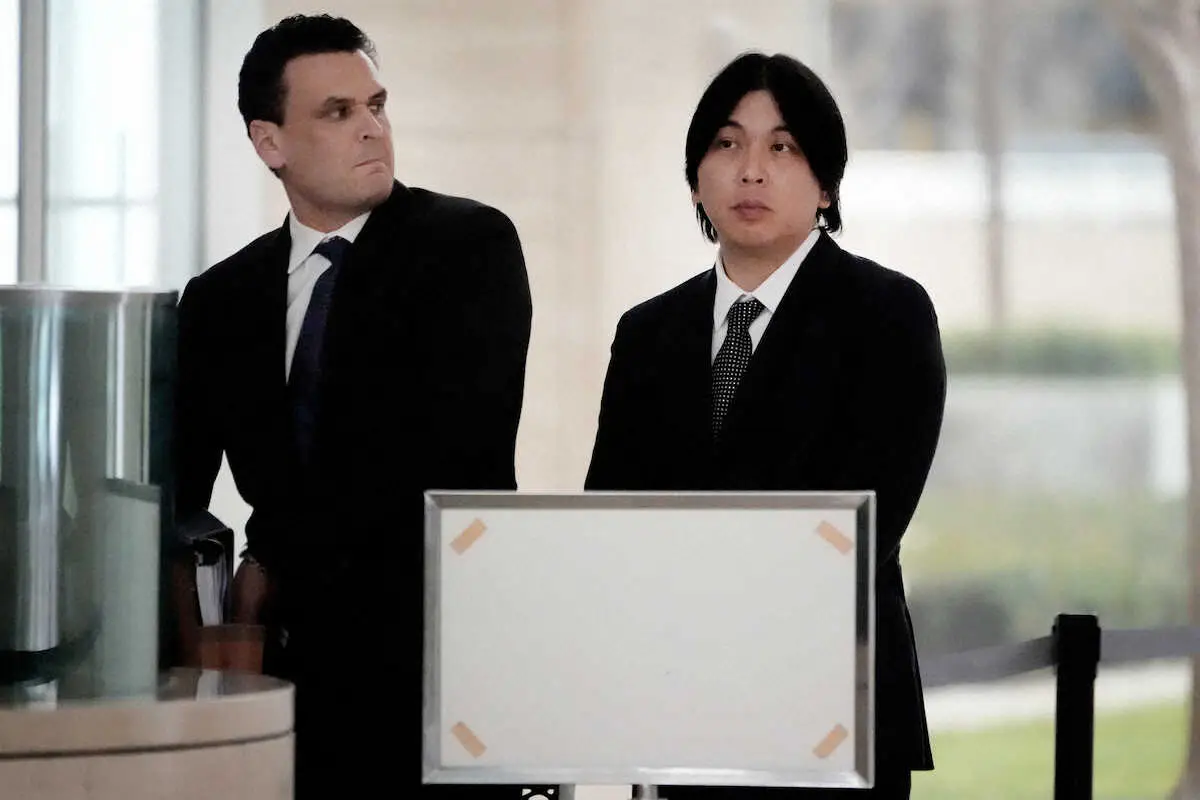 【画像・写真】水原一平被告に禁錮4年9月「大谷翔平選手に申し訳ない」銀行詐欺罪など求刑通り　賠償金は約26億円