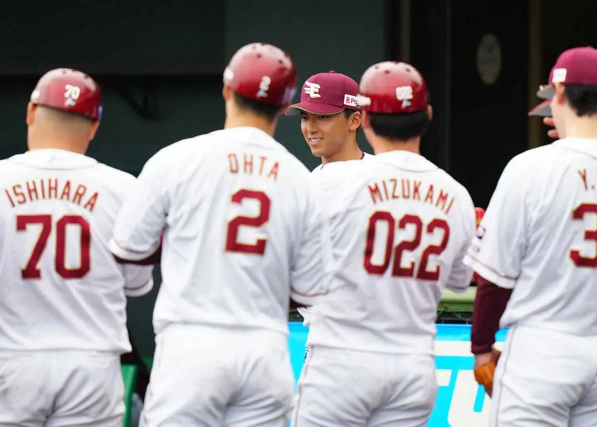【画像・写真】楽天ドラ1宗山が今キャンプ初の「声出し」　実戦2戦目は雨天中止も「実戦の機会を大事にしていきたい」