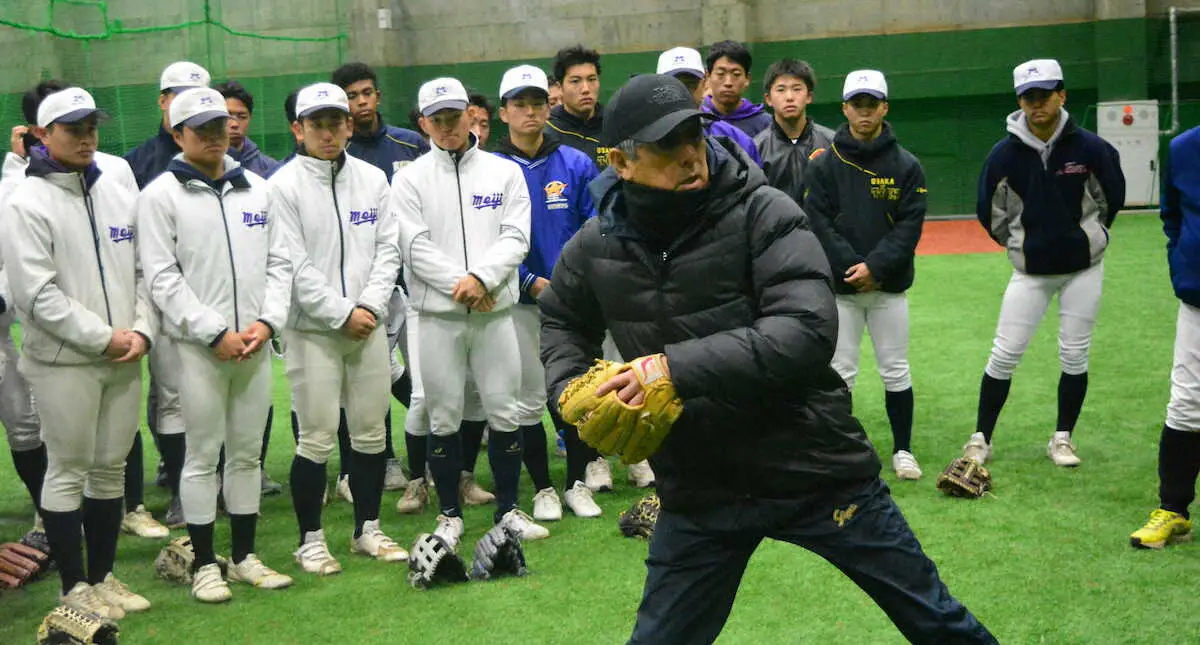 【画像・写真】平野謙氏が明大で一日指導「みんないい表情で聞いてくれてありがたいですよね」