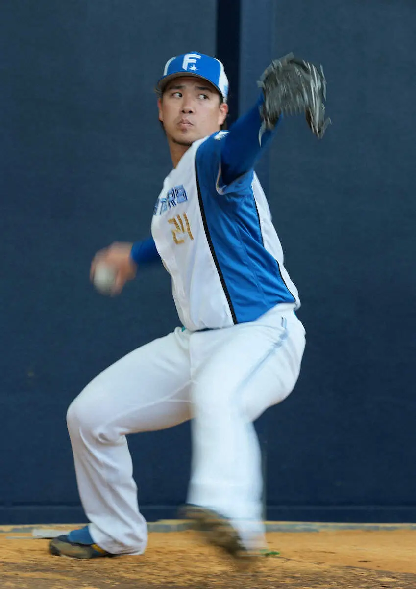 【画像・写真】日本ハム・金村　“極寒ベルーナ”での開幕投手に自信「寒さには慣れている」