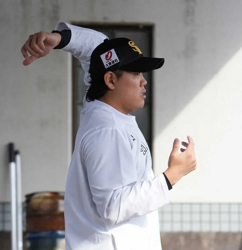 【画像・写真】ソフトバンク・上茶谷　右肘関節クリーニング手術　復帰まで3～4カ月の見込み