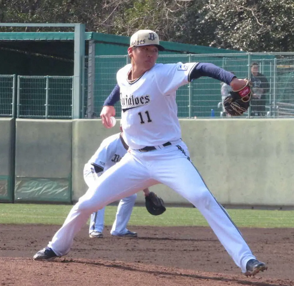 【画像・写真】オリックス・舜平大「開幕からいけるように準備するだけ」　復帰登板で快投!1回を完璧2Ｋ