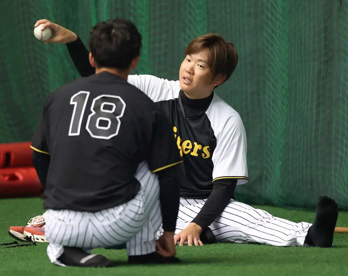 【画像・写真】阪神ドラ1・伊原　西勇からの助言に「ちょっと気になっていたので」　恵まれた環境に感謝