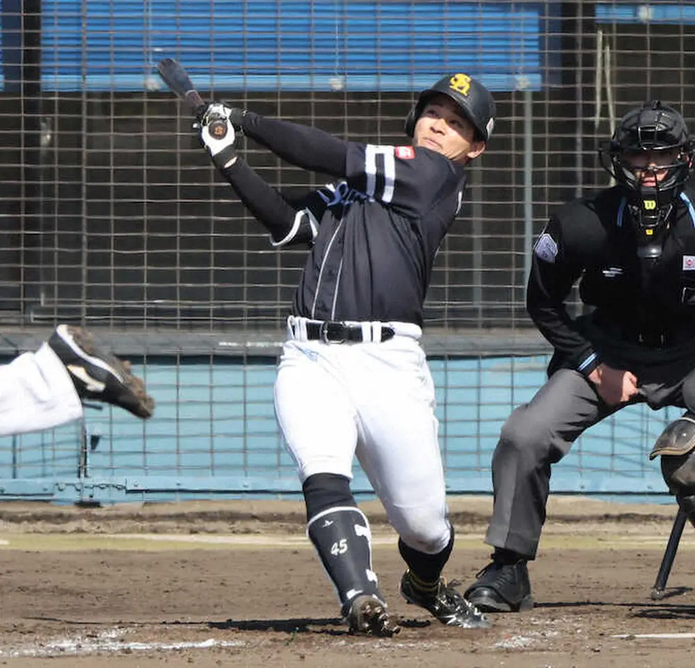 【画像・写真】ソフトバンク正捕手争いが激化!!　谷川原が実戦1号を放ち守備でもアピール継続