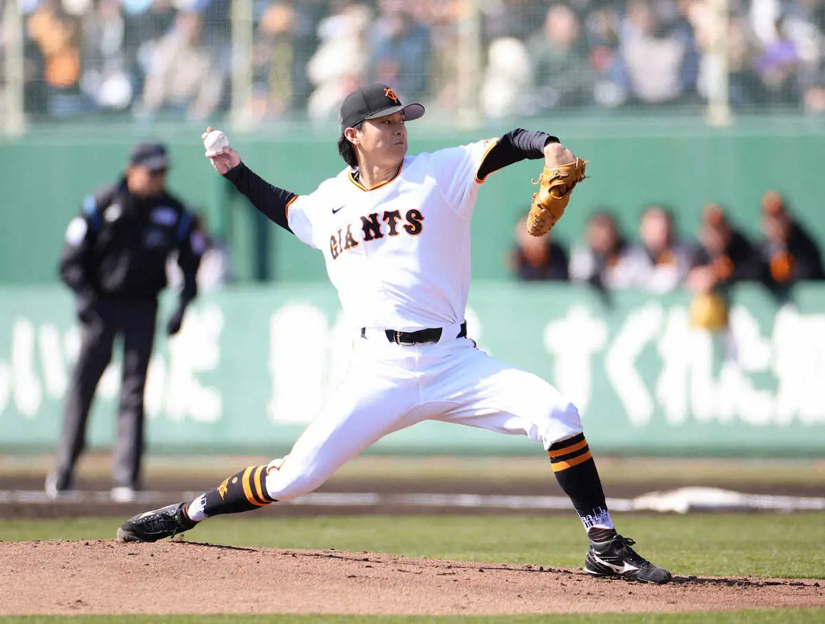 【画像・写真】巨人　現役ドラフトで加入の田中瑛が練習試合DeNA戦先発