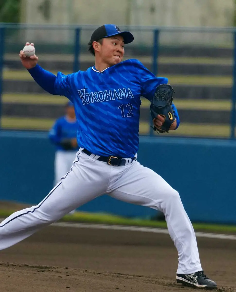 【画像・写真】DeNA　ドラ1・竹田がライブBP登板で打者4人をピシャリ　「ビビらず突っ込む」と筒香、牧を封じる