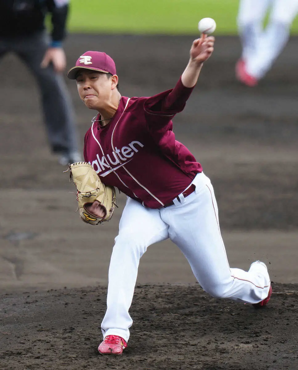 【画像・写真】楽天・藤井　実戦初登板で1回1安打零封「自分の思った通り、しっかりとボールを操ることができた」