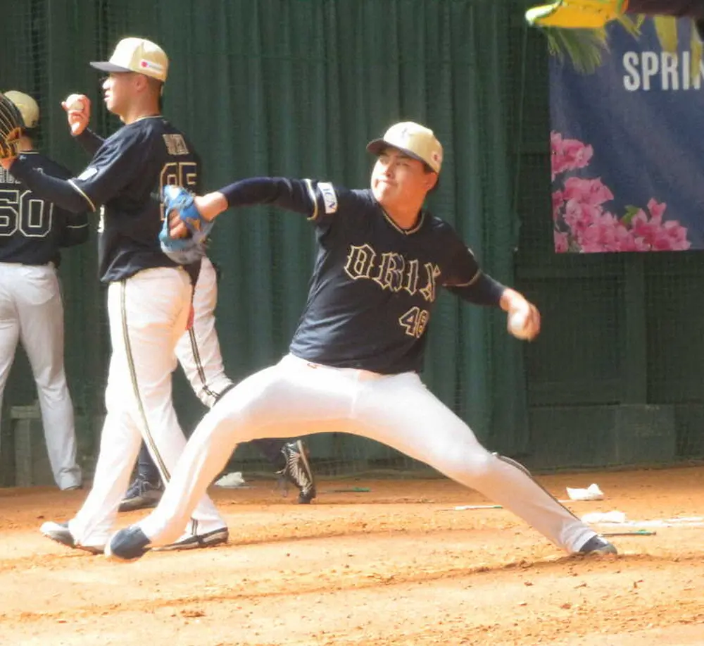 【画像・写真】オリックス・東松　“由伸ロード”歩む　先発期待の高卒2年目左腕が今季は中継ぎ構想