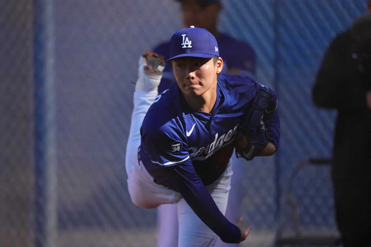 【画像・写真】ドジャース・山本由伸　オープン戦開幕カブス戦での先発を指揮官が明言　公式戦の開幕戦への“試金石”