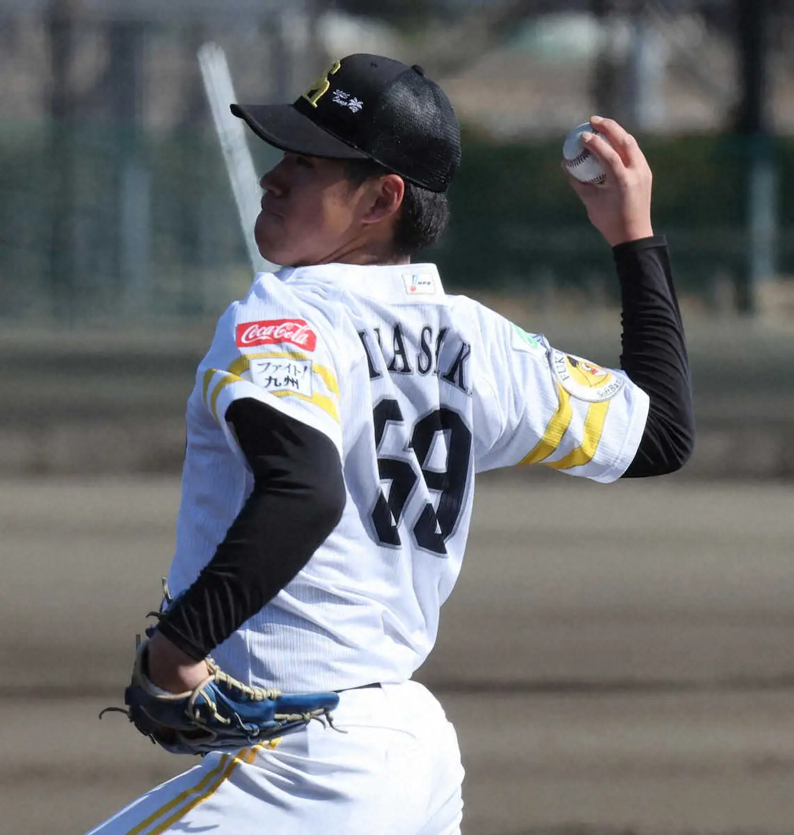【画像・写真】ソフトバンクのドラフト6位新人・岩崎がB組ながら22日からのOP戦オリックス2連戦で対外試合初登板へ