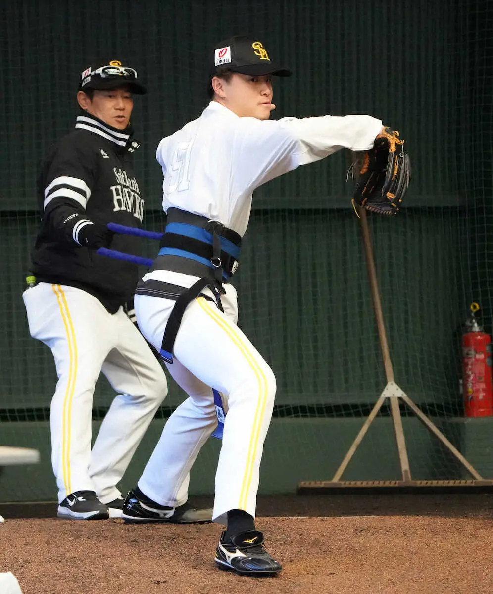 【画像・写真】ソフトバンクの「MJ」こと前田純が26日の韓国・ロッテジャイアンツ戦で対外試合初先発予定